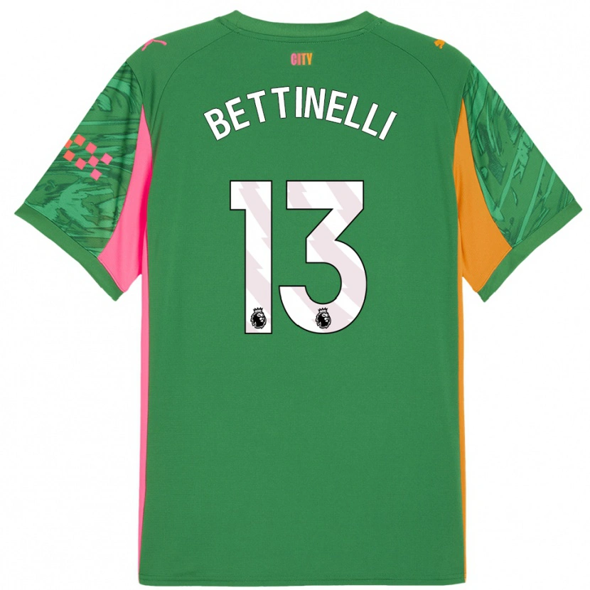 Danxen Damen Marcus Bettinelli #13 Trikot Grün Orange Torwarttrikot 2025/26 Schweiz