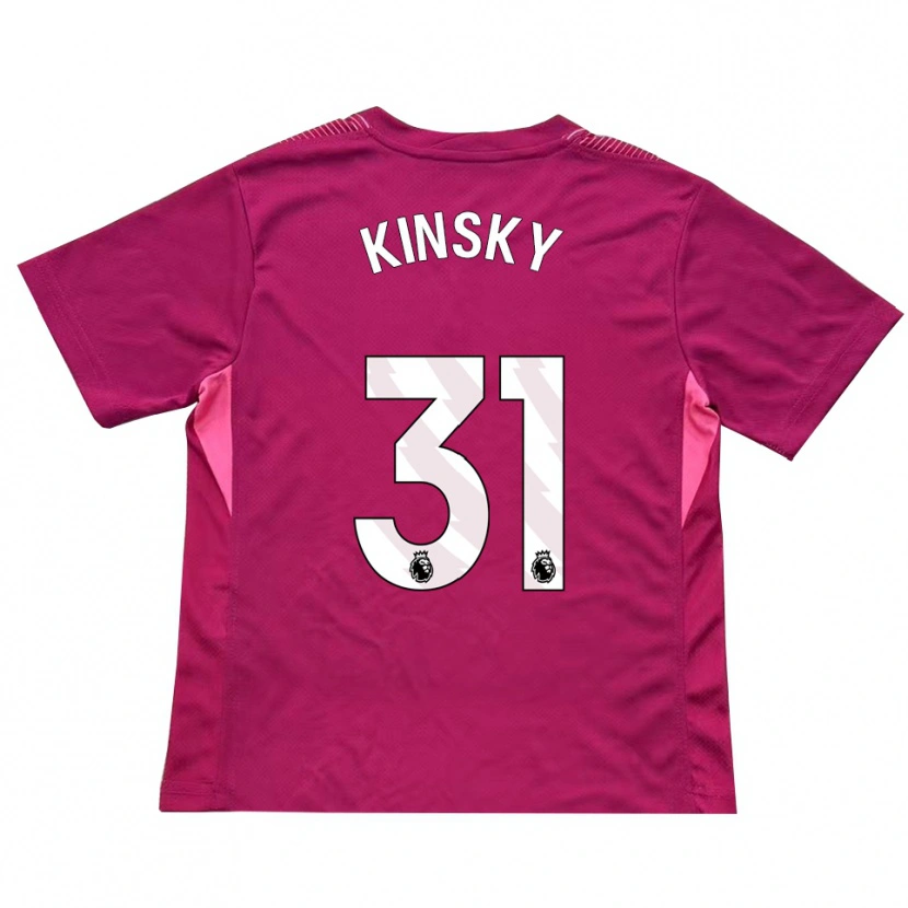 Danxen Damen Antonín Kinský #31 Trikot Rosenweiß Torwarttrikot 2025/26 Schweiz
