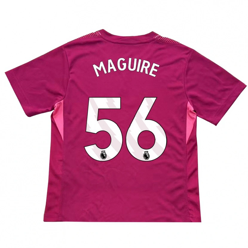 Danxen Damen Aaron Maguire #56 Trikot Rosenweiß Torwarttrikot 2025/26 Schweiz
