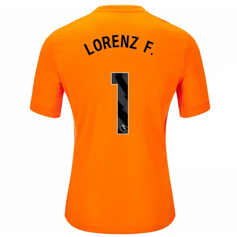 Danxen Damen Lorenz Ferdinand #1 Trikot Orange Schwarz Torwarttrikot 2025/26 Schweiz