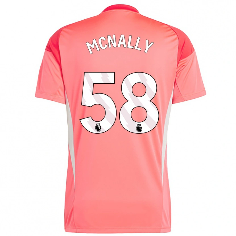Danxen Damen Alfie McNally #58 Trikot Rot Weiß Torwarttrikot 2025/26 Schweiz