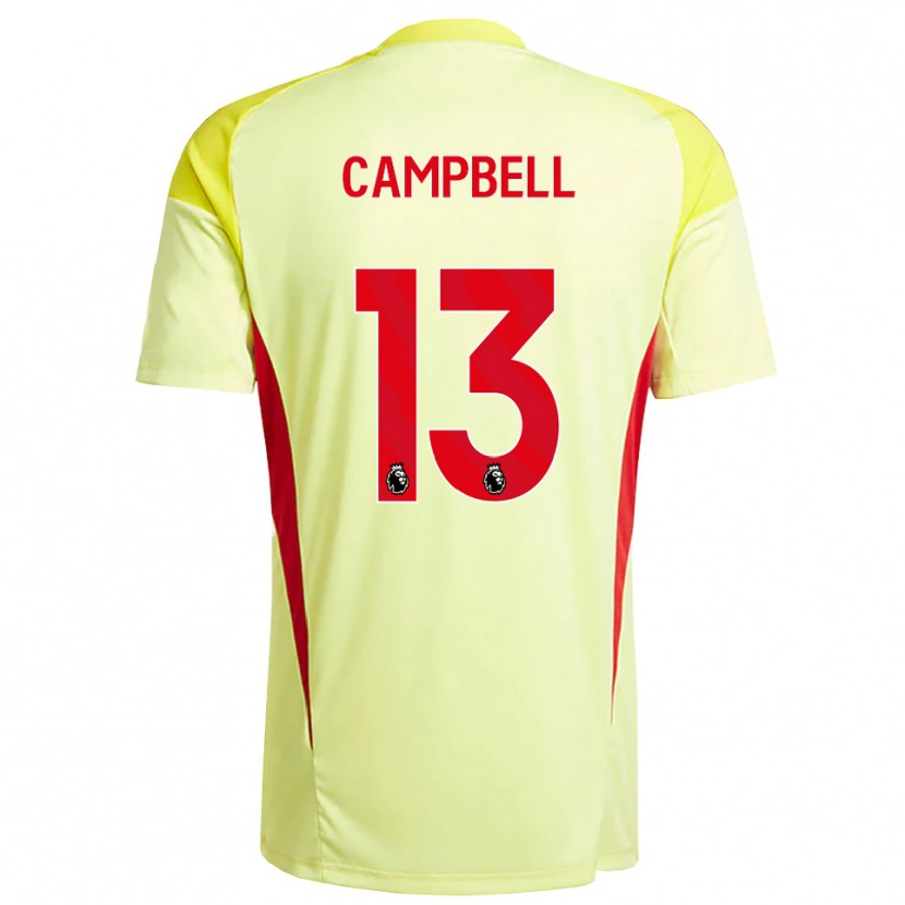 Danxen Damen Luke Campbell #13 Trikot Hellgelb Orange Torwarttrikot 2025/26 Schweiz