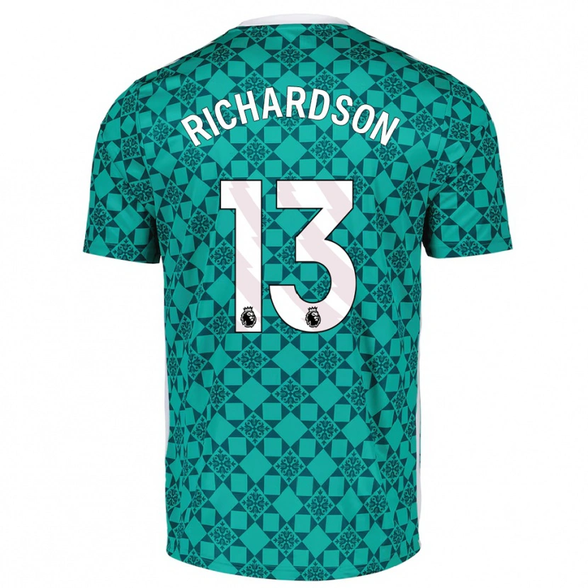 Danxen Damen Adam Richardson #13 Trikot Grün Weiß Torwarttrikot 2025/26 Schweiz