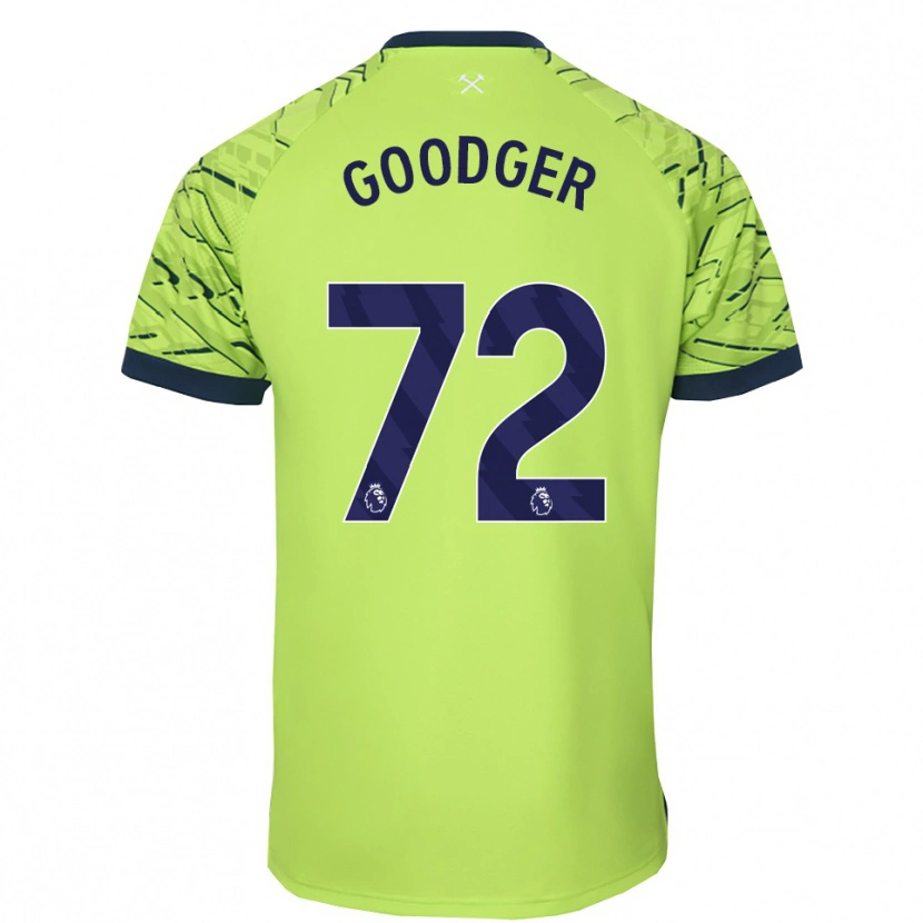 Danxen Damen Tommy Goodger #72 Trikot Leuchtendes Grün Torwarttrikot 2025/26 Schweiz
