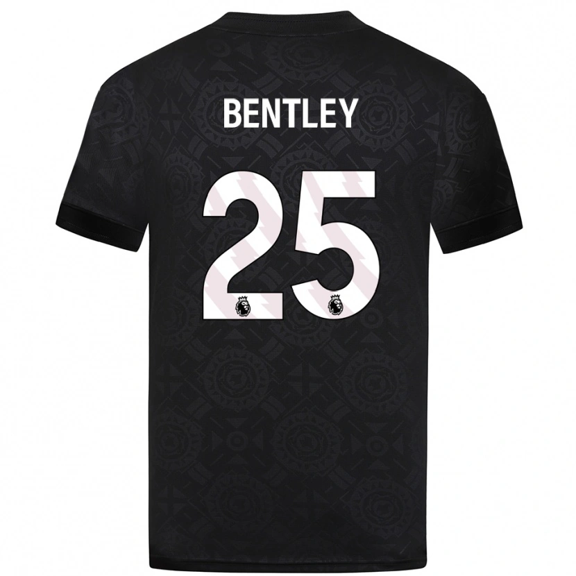 Danxen Damen Daniel Bentley #25 Trikot Schwarz Weiß Torwarttrikot 2025/26 Schweiz