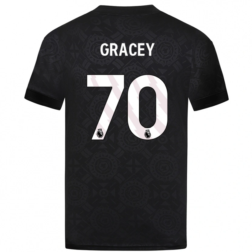 Danxen Damen Josh Gracey #70 Trikot Schwarz Weiß Torwarttrikot 2025/26 Schweiz