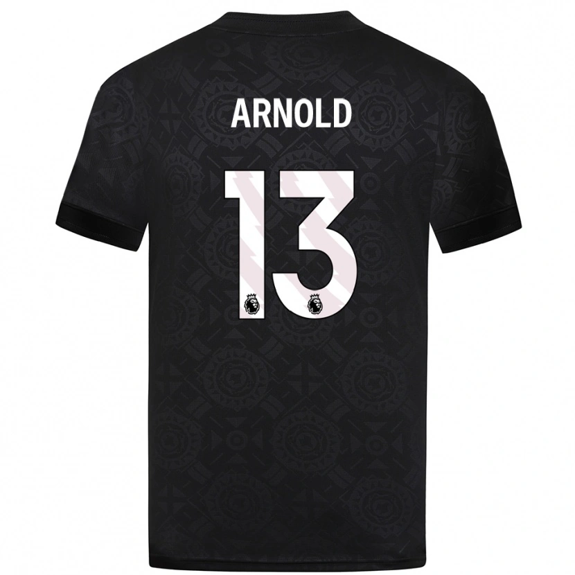 Danxen Damen Alfie Arnold #13 Trikot Schwarz Weiß Torwarttrikot 2025/26 Schweiz