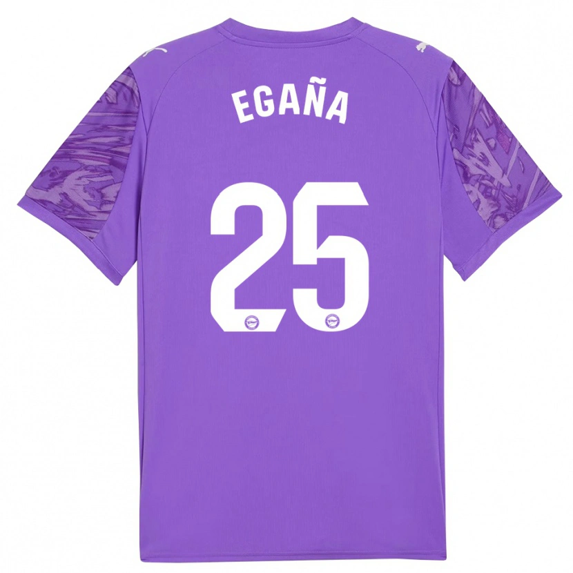 Danxen Damen Eider Egaña #25 Trikot Violett Weiß Torwarttrikot 2025/26 Schweiz
