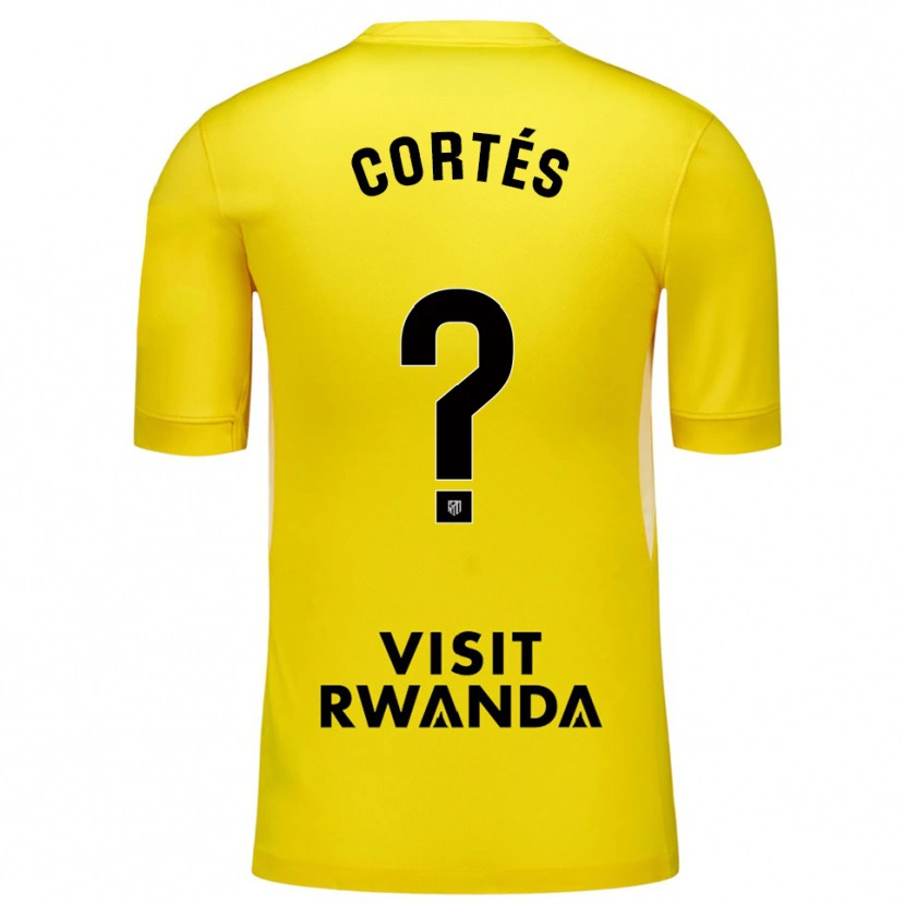 Danxen Damen Lucas Cortés #0 Trikot Gelb Schwarz Torwarttrikot 2025/26 Schweiz