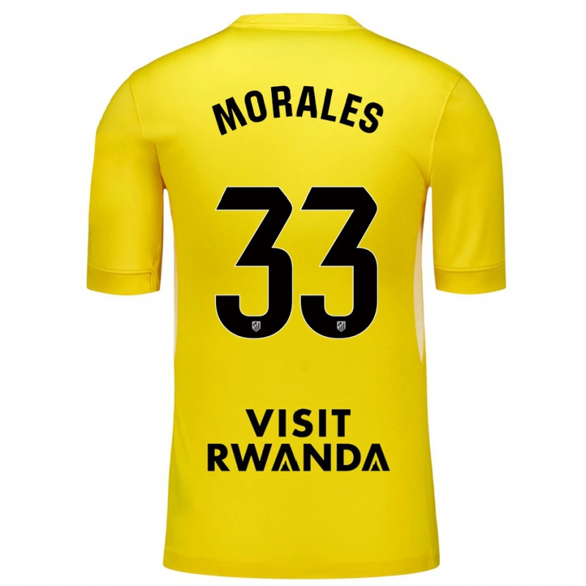 Danxen Damen Luismi Morales #33 Trikot Gelb Schwarz Torwarttrikot 2025/26 Schweiz