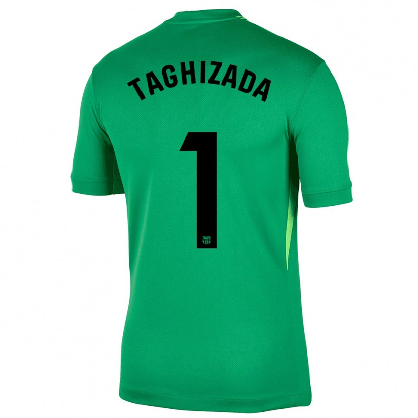 Danxen Damen Eldar Taghizada #1 Trikot Grün Schwarz Torwarttrikot 2025/26 Schweiz