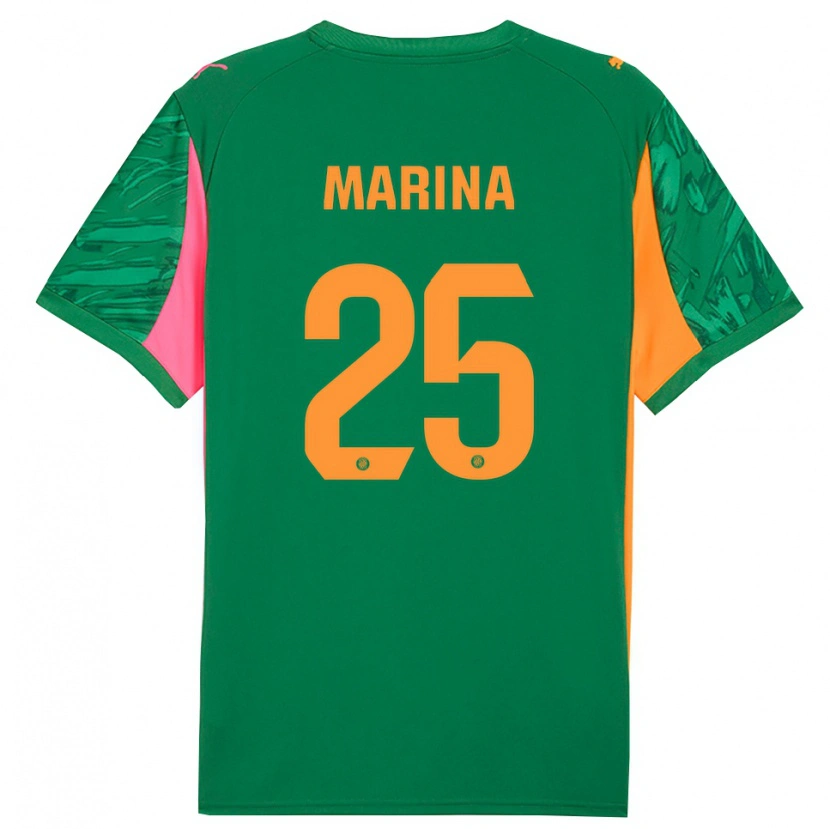 Danxen Damen Sergi Marina #25 Trikot Grün Orange Torwarttrikot 2025/26 Schweiz