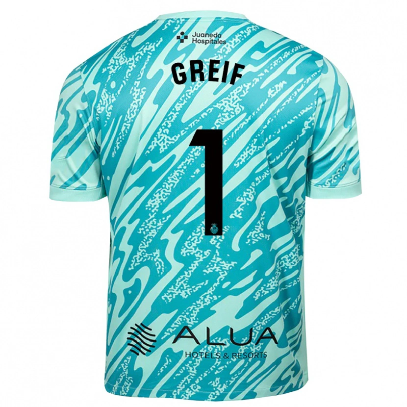Danxen Damen Dominik Greif #1 Trikot Cyan Schwarz Torwarttrikot 2025/26 Schweiz