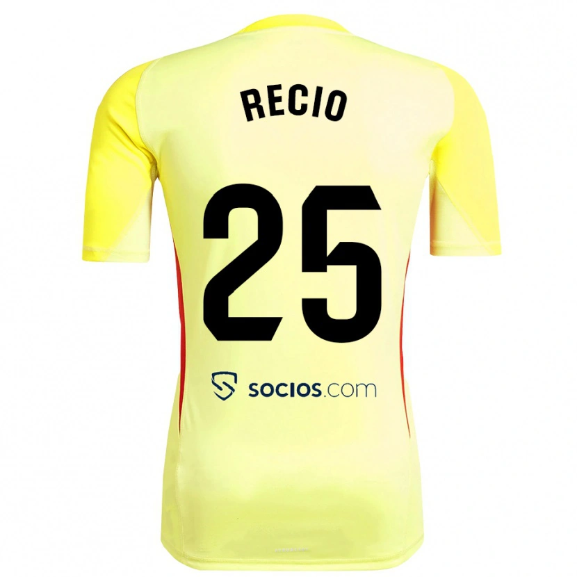 Danxen Damen Sergio Recio #25 Trikot Gelb Rot Schwarz Torwarttrikot 2025/26 Schweiz