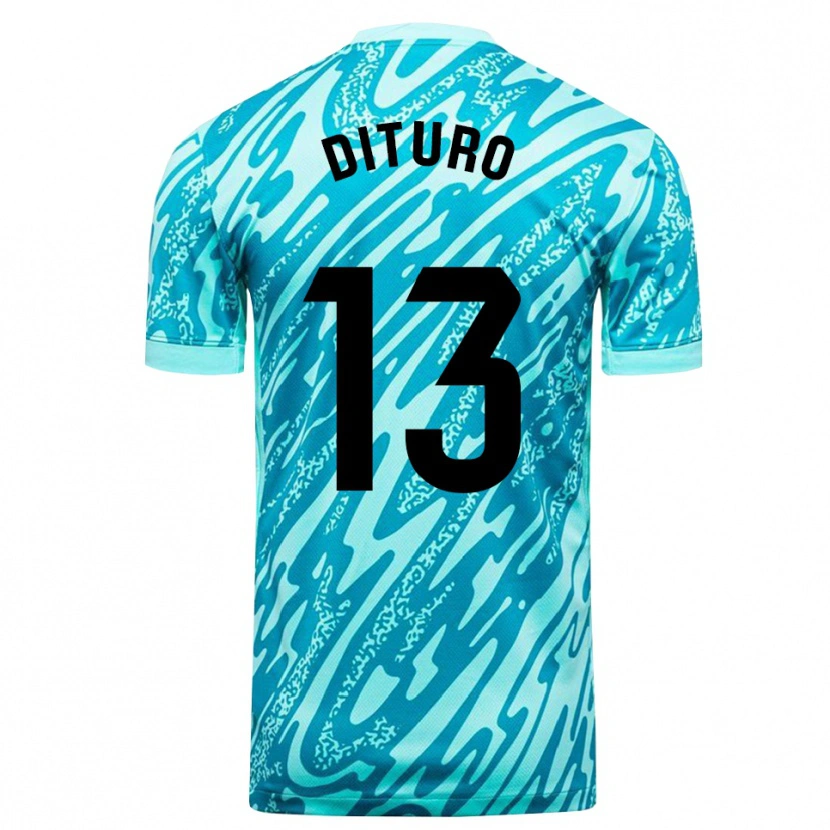 Danxen Damen Matías Dituro #13 Trikot Himmelblau Weiß Torwarttrikot 2025/26 Schweiz
