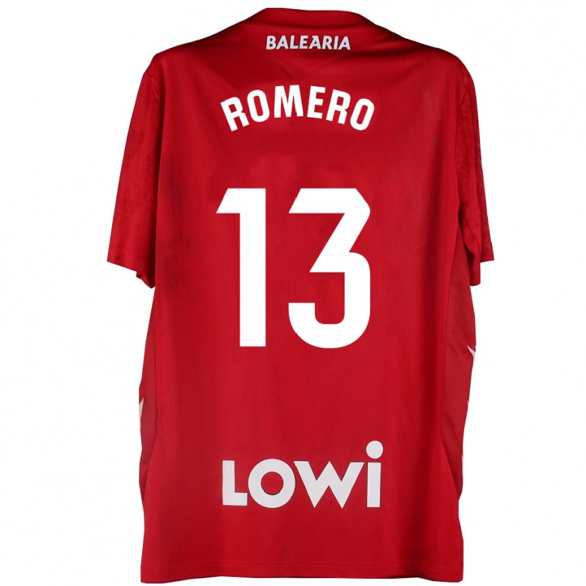 Danxen Damen Cayetano Romero #13 Trikot Rot Weiß Torwarttrikot 2025/26 Schweiz