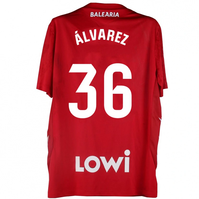 Danxen Damen Anna Álvarez #36 Trikot Rot Weiß Torwarttrikot 2025/26 Schweiz