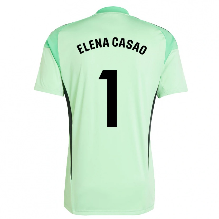 Danxen Damen Elena Casao López #1 Trikot Hellgrün Schwarz Torwarttrikot 2025/26 Schweiz