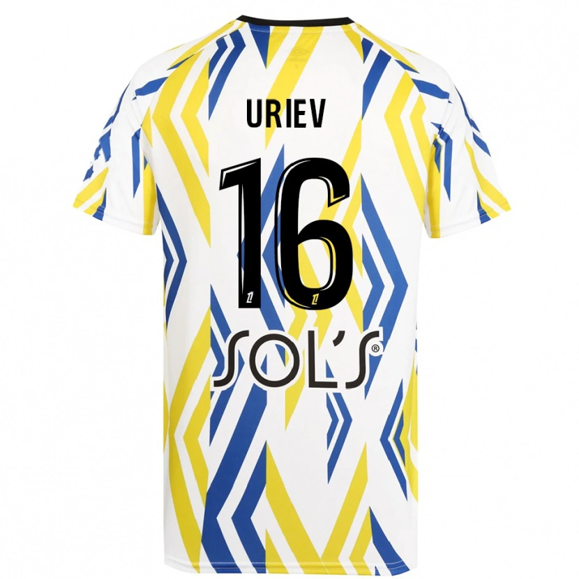 Danxen Damen Alan Uriev #16 Trikot Weiß Rot Blau Torwarttrikot 2025/26 Schweiz