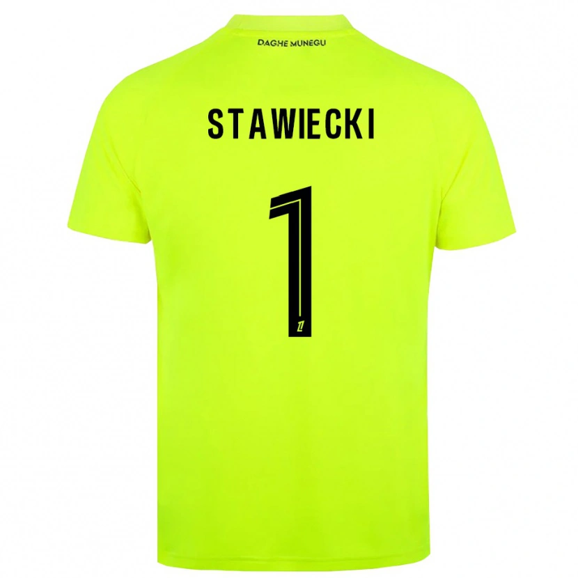 Danxen Damen Jules Stawiecki #1 Trikot Leuchtgrün Schwarz Torwarttrikot 2025/26 Schweiz