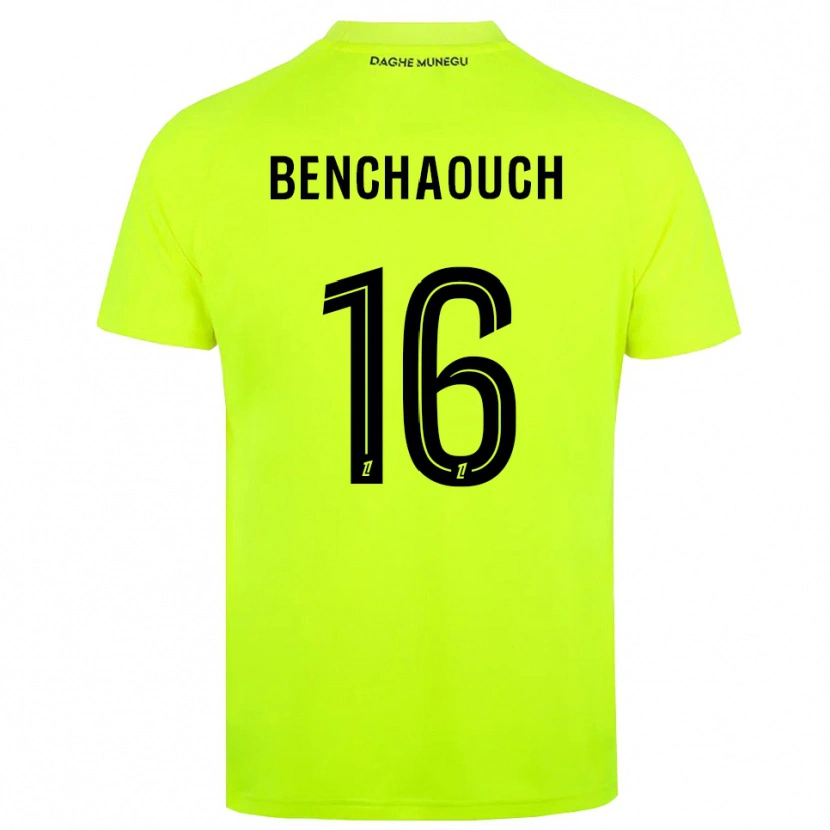 Danxen Damen Yanis Benchaouch #16 Trikot Leuchtgrün Schwarz Torwarttrikot 2025/26 Schweiz