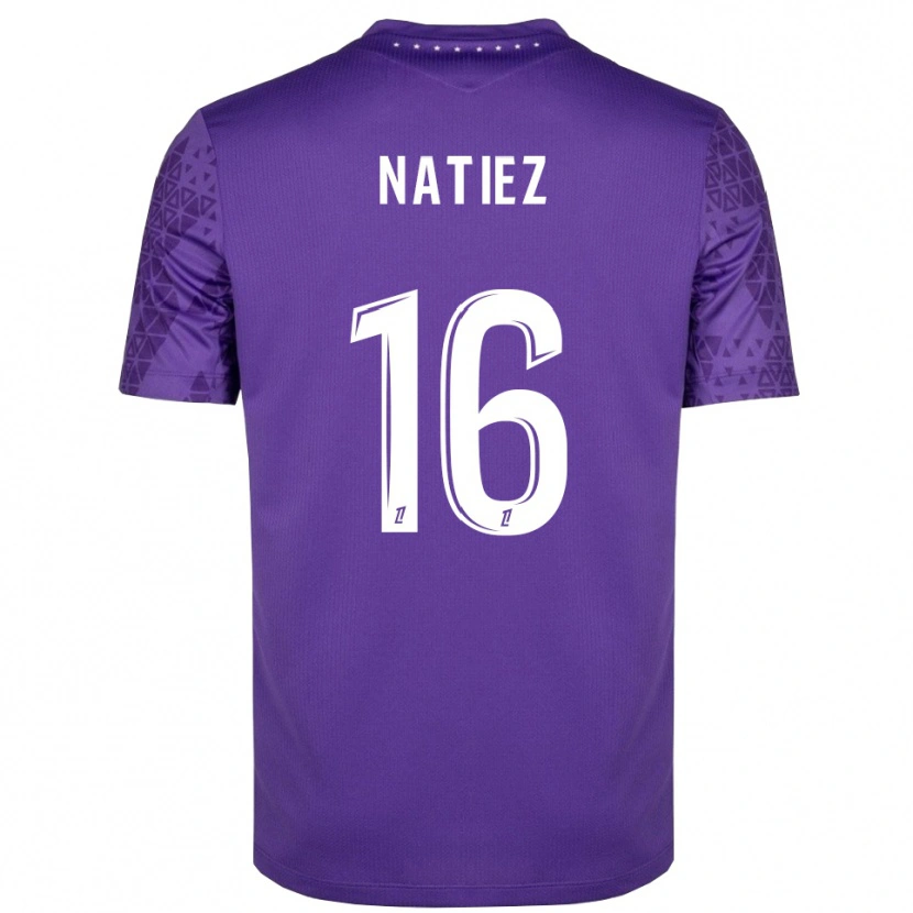 Danxen Damen Stanislas Natiez #16 Trikot Lila Weiß Torwarttrikot 2025/26 Schweiz