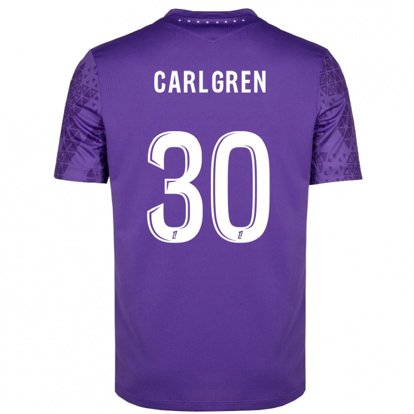 Danxen Damen Patrik Carlgren #30 Trikot Lila Weiß Torwarttrikot 2025/26 Schweiz