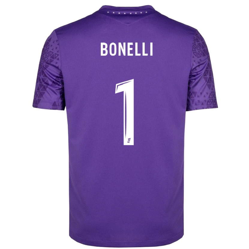 Danxen Damen Lucas Bonelli #1 Trikot Lila Weiß Torwarttrikot 2025/26 Schweiz