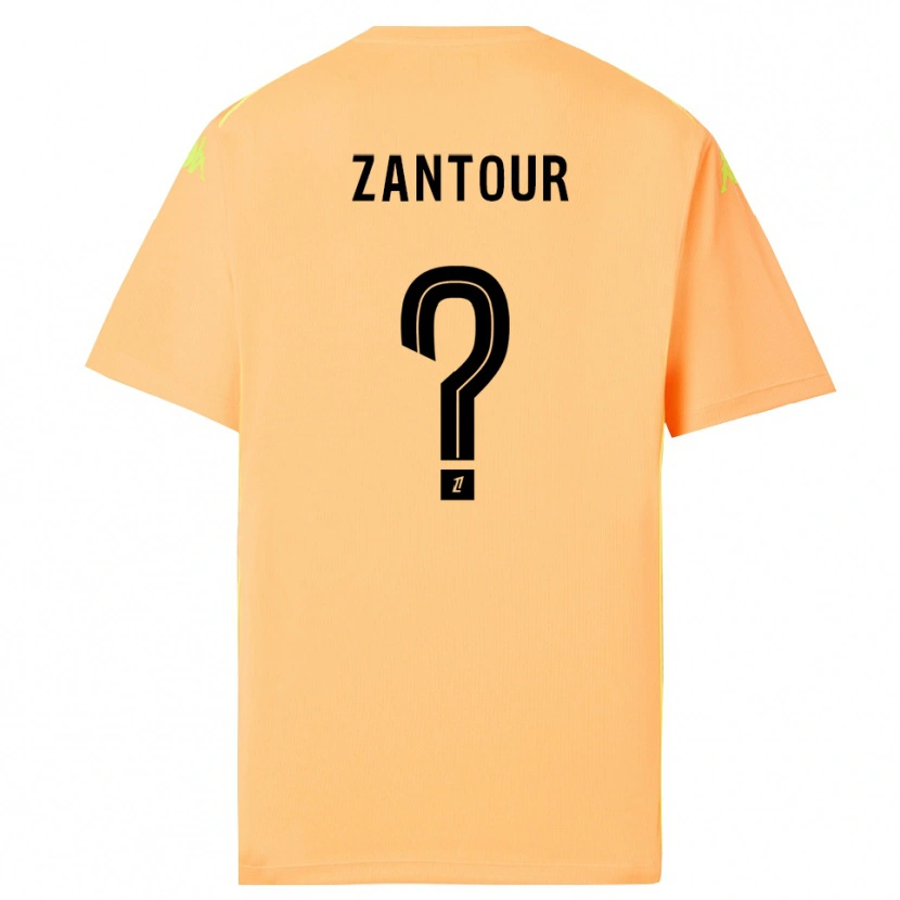 Danxen Damen Ishaq Zantour #0 Trikot Hellorange Schwarz Torwarttrikot 2025/26 Schweiz