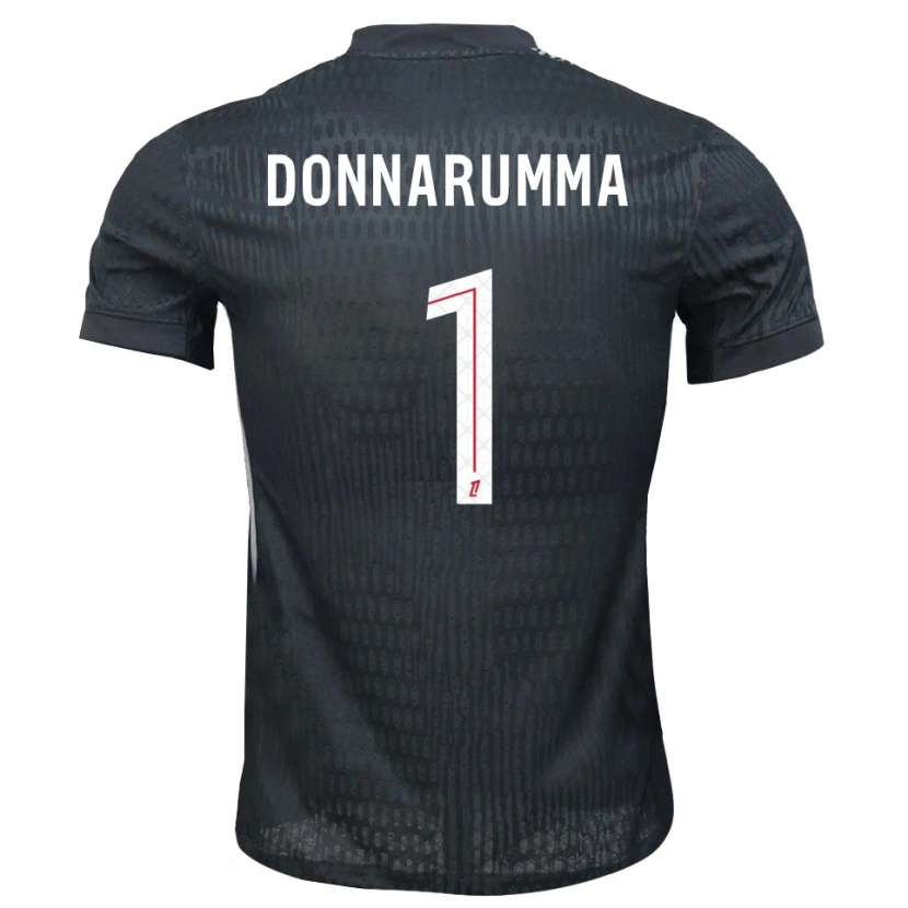 Danxen Damen Gianluigi Donnarumma #1 Trikot Dunkelgrau Schwarz Torwarttrikot 2025/26 Schweiz