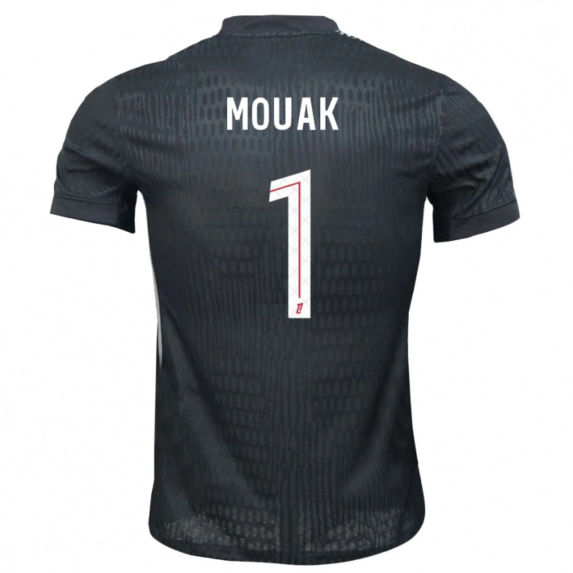 Danxen Damen Adam Mouak #1 Trikot Dunkelgrau Schwarz Torwarttrikot 2025/26 Schweiz