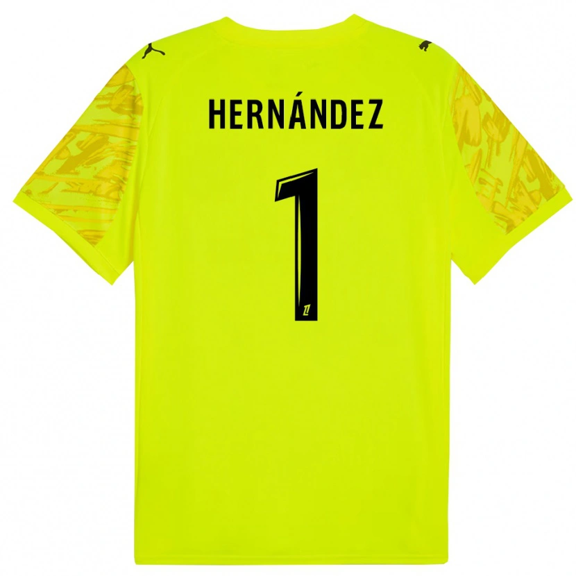 Danxen Damen Melvin Hernández #1 Trikot Leuchtgrün Gelb Torwarttrikot 2025/26 Schweiz