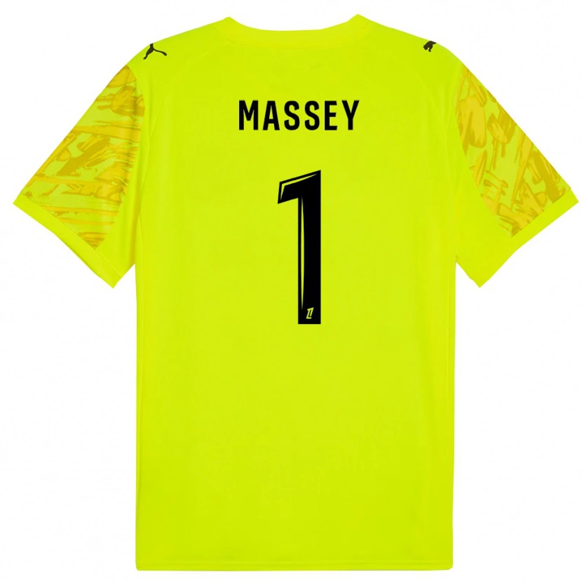 Danxen Damen Kayza Massey #1 Trikot Leuchtgrün Gelb Torwarttrikot 2025/26 Schweiz