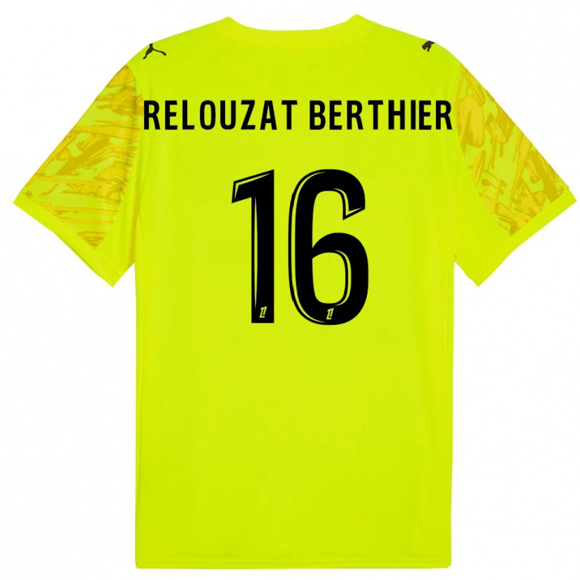 Danxen Damen Maxime Relouzat Berthier #16 Trikot Leuchtgrün Gelb Torwarttrikot 2025/26 Schweiz
