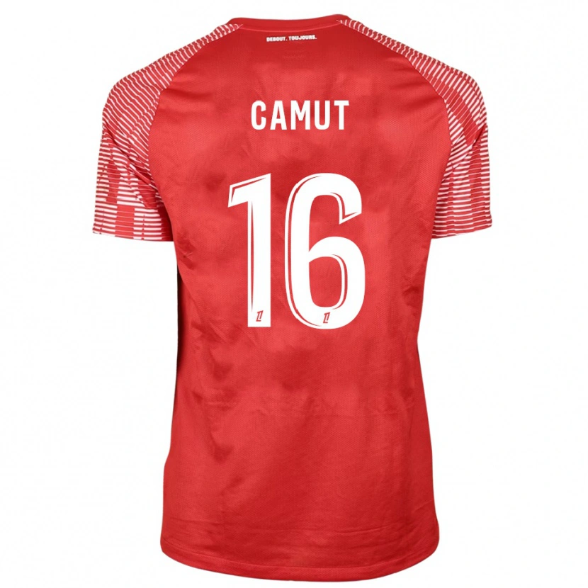 Danxen Damen Maël Camut #16 Trikot Rot Weiß Torwarttrikot 2025/26 Schweiz