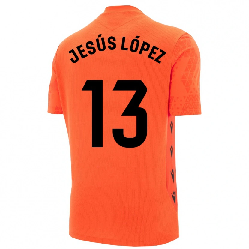 Danxen Damen Jesús López #13 Trikot Orange Schwarz Torwarttrikot 2025/26 Schweiz
