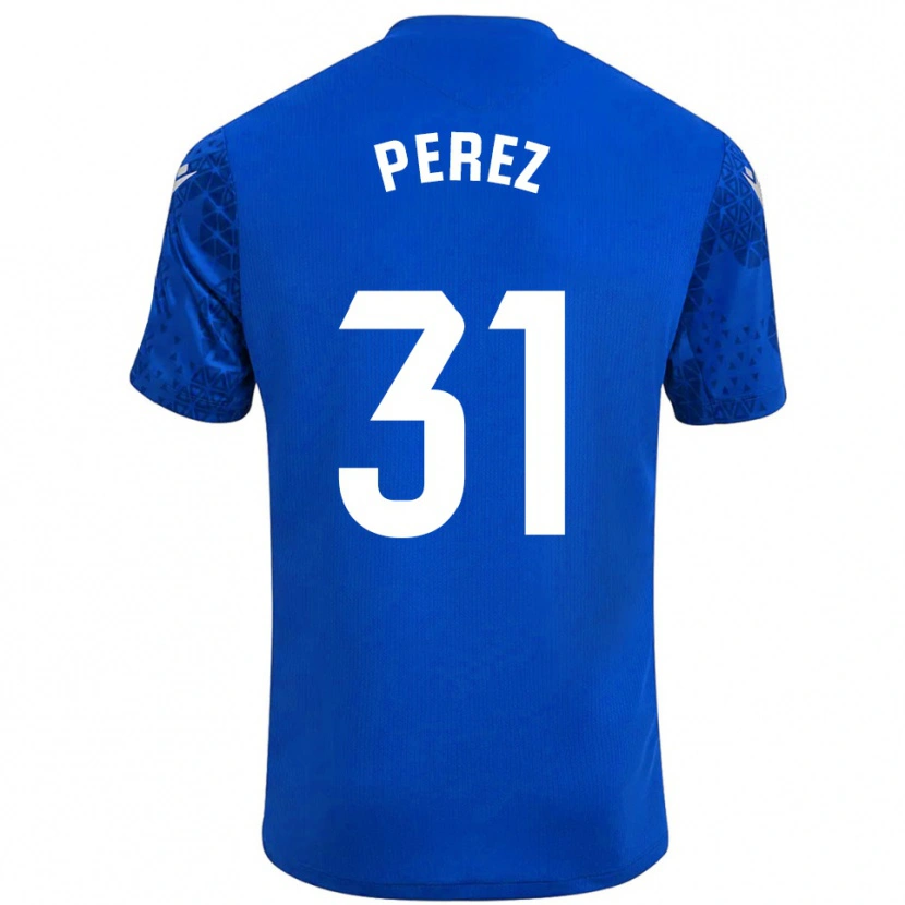 Danxen Damen Ángel Pérez #31 Trikot Blau Weiß Torwarttrikot 2025/26 Schweiz