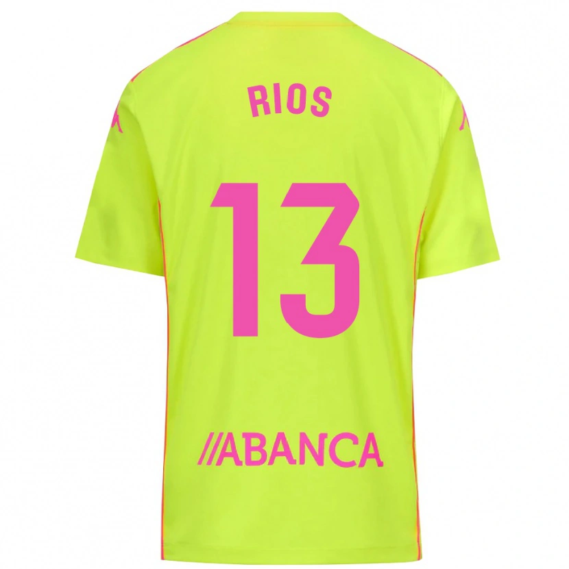 Danxen Damen Hugo Rios #13 Trikot Gelb Grün Torwarttrikot 2025/26 Schweiz