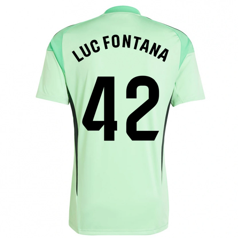 Danxen Damen Jean Luc Fontana #42 Trikot Hellorange Schwarz Torwarttrikot 2025/26 Schweiz