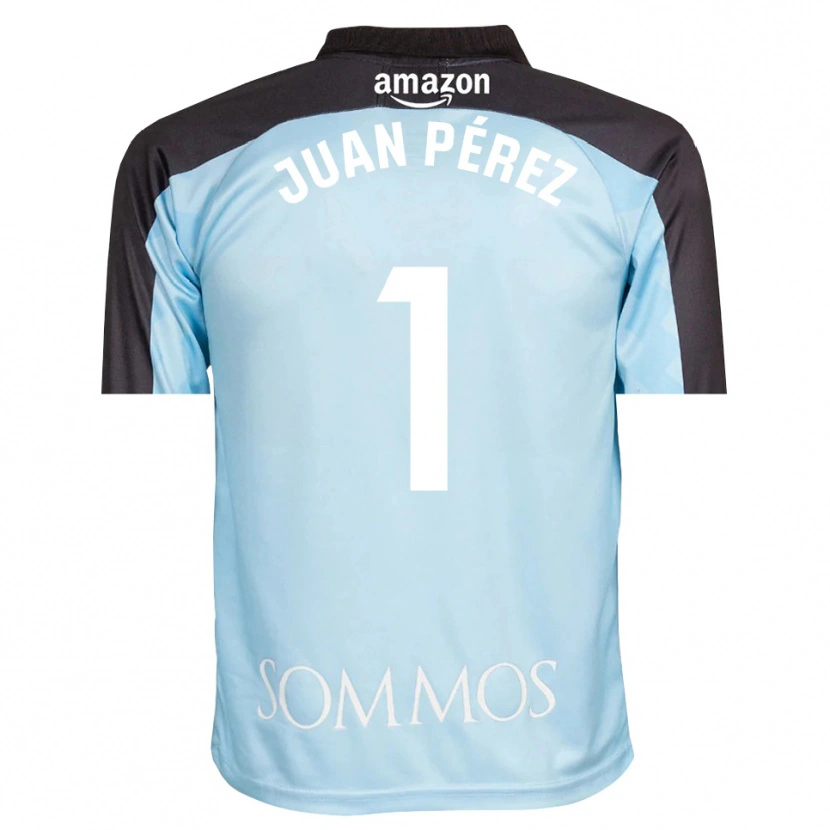 Danxen Damen Juan Pérez #1 Trikot Hellblau Schwarz Torwarttrikot 2025/26 Schweiz