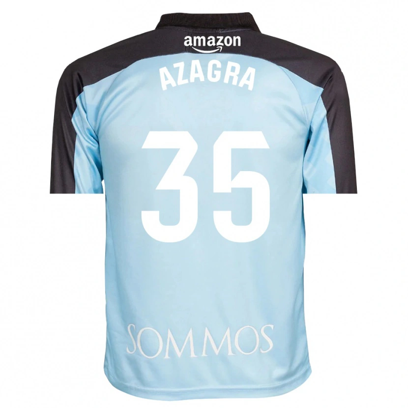 Danxen Damen Nico Azagra #35 Trikot Hellblau Schwarz Torwarttrikot 2025/26 Schweiz