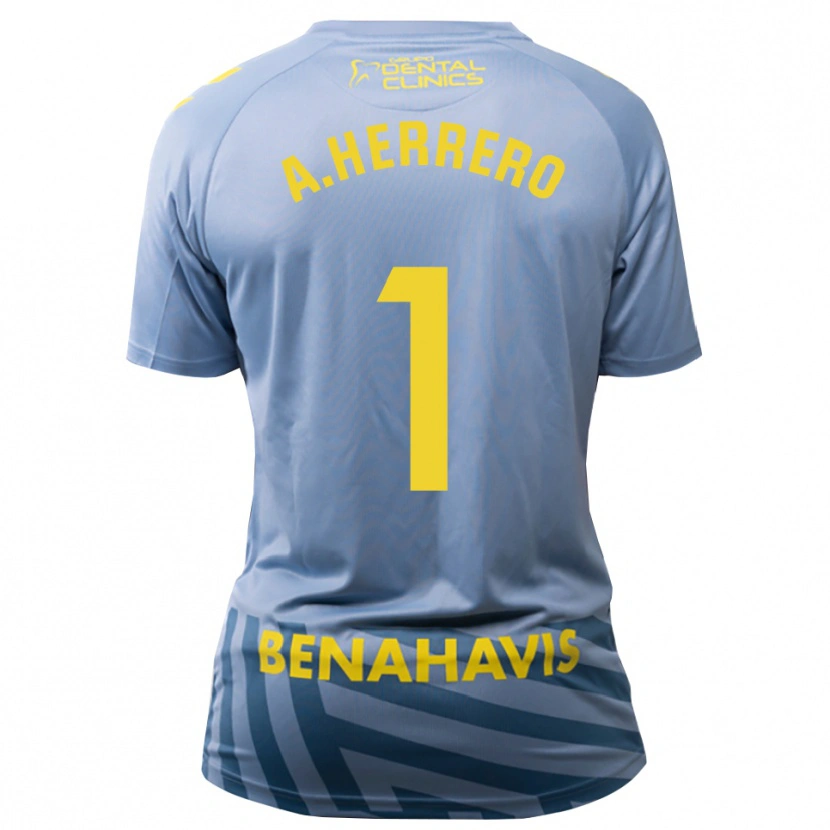 Danxen Damen Alfonso Herrero #1 Trikot Hellgraublau Torwarttrikot 2025/26 Schweiz