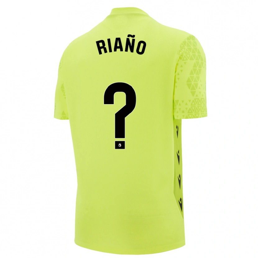 Danxen Damen Marcos Riaño #0 Trikot Gelbgrün Schwarz Torwarttrikot 2025/26 Schweiz