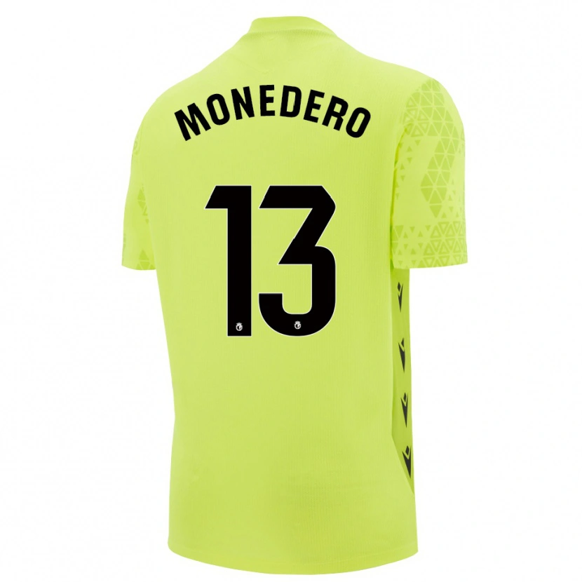 Danxen Damen Marc Monedero #13 Trikot Gelbgrün Schwarz Torwarttrikot 2025/26 Schweiz