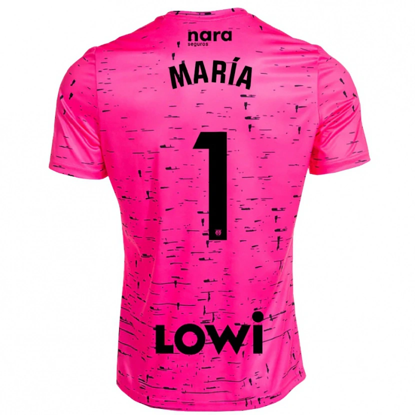 Danxen Damen María Hernández #1 Trikot Tiefpink Schwarz Torwarttrikot 2025/26 Schweiz