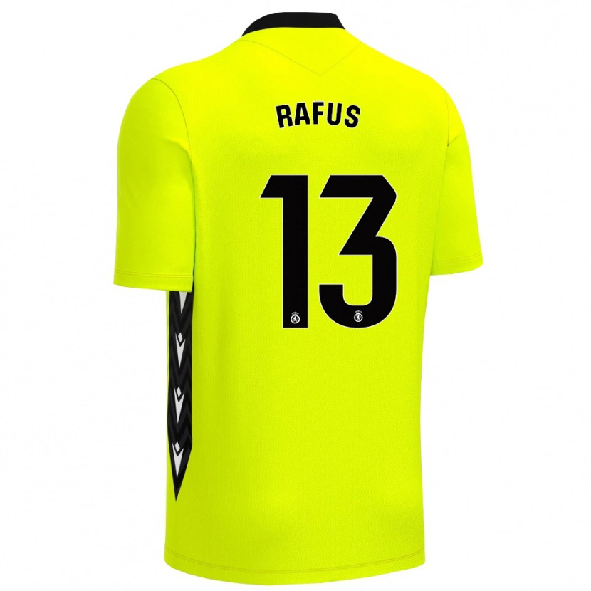 Danxen Damen Arnau Rafús #13 Trikot Gelbgrün Schwarz Torwarttrikot 2025/26 Schweiz