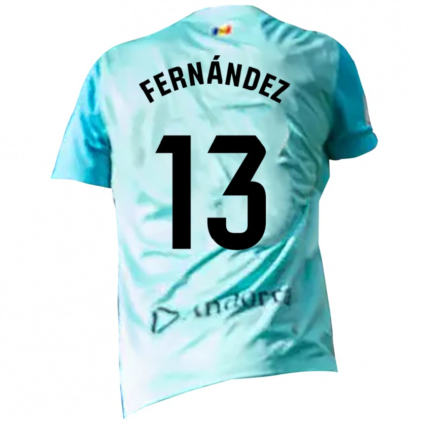 Danxen Damen Ferran Fernández #13 Trikot Cyan Schwarz Torwarttrikot 2025/26 Schweiz