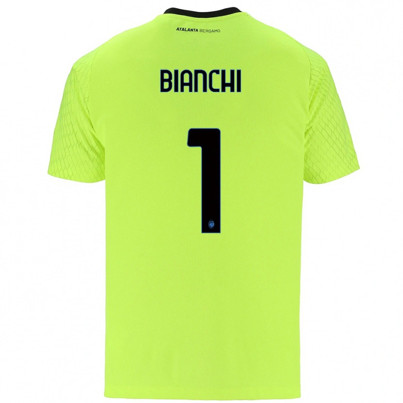 Danxen Damen Mattia Bianchi #1 Trikot Gelb Grün Rot Torwarttrikot 2025/26 Schweiz