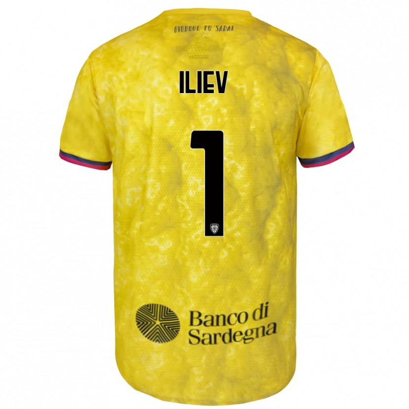 Danxen Damen Velizar-Iliya Iliev #1 Trikot Gelb Schwarz Torwarttrikot 2025/26 Schweiz