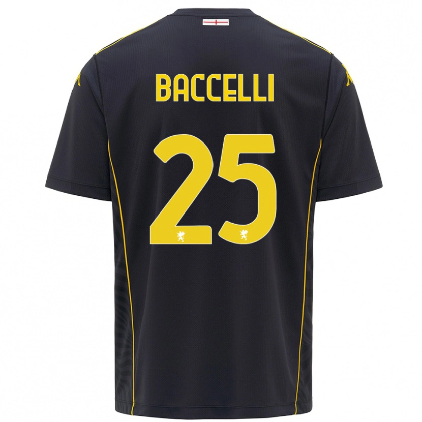 Danxen Damen Pietro Baccelli #25 Trikot Schwarz Gelb Torwarttrikot 2025/26 Schweiz